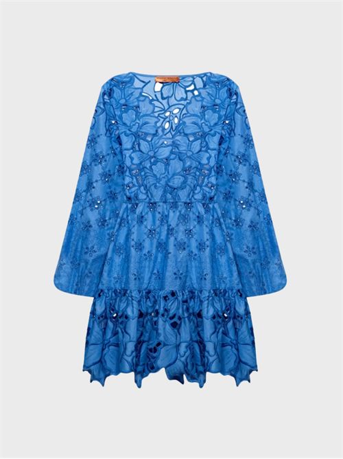 Abito in pizzo Sangallo con gonna svasata ERMANNO SCERVINO | D484Q607QYD74037